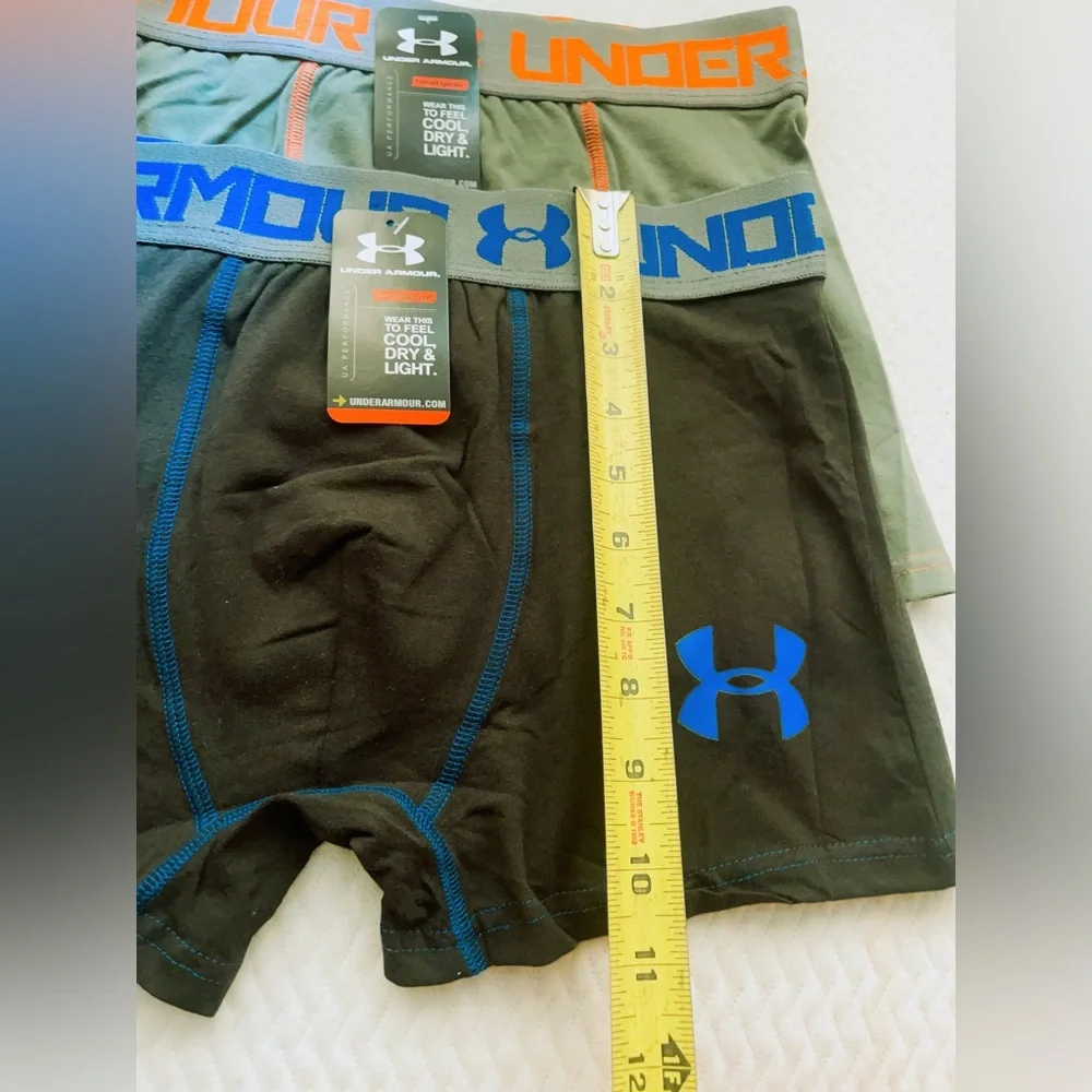Men 2-Pack Under Armour UA Charged Cotton‎ Boxerjock Underwear M