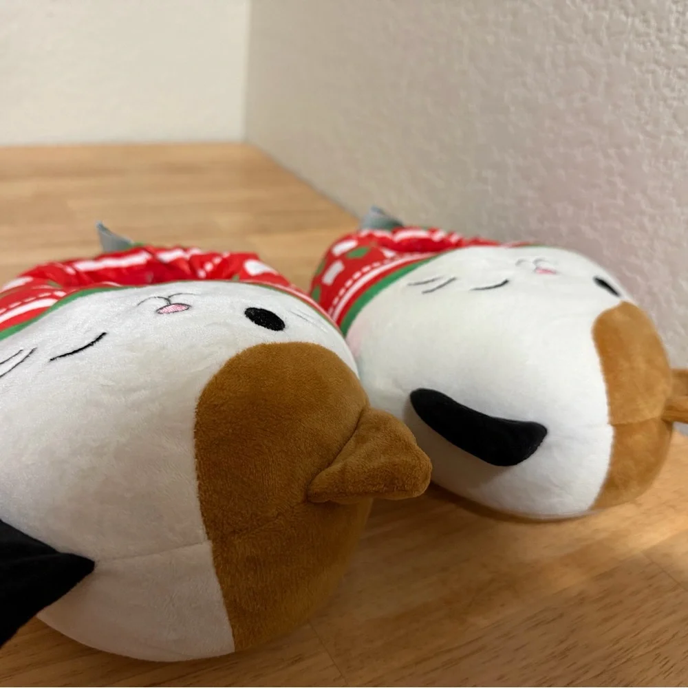 Squishmallows Cat Plush Slippers