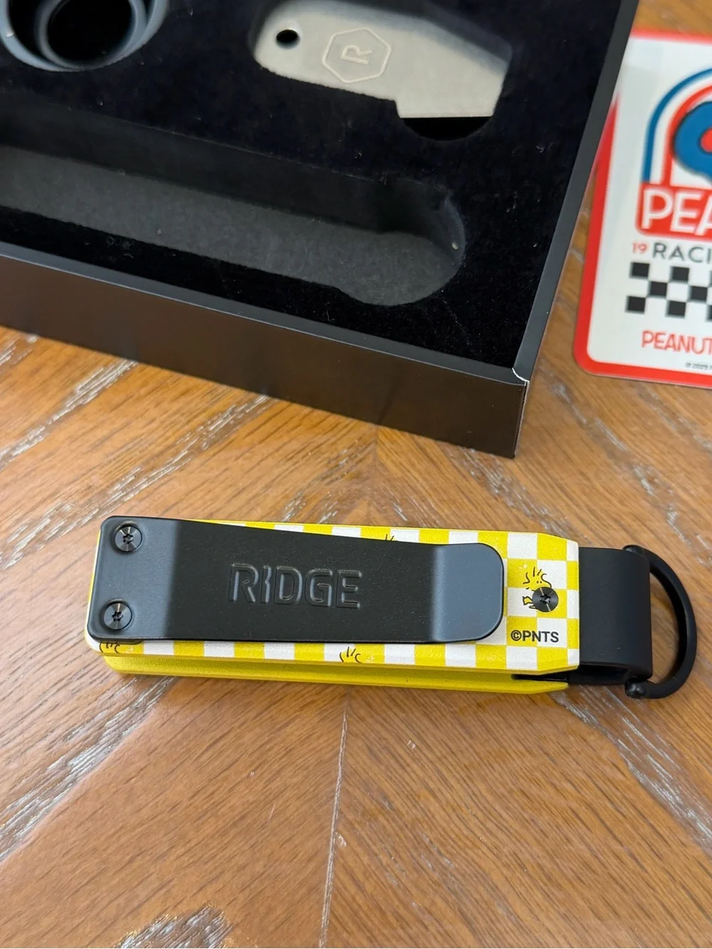 NEW Ridge x Peanuts Checkerboard Speed Club Keycase