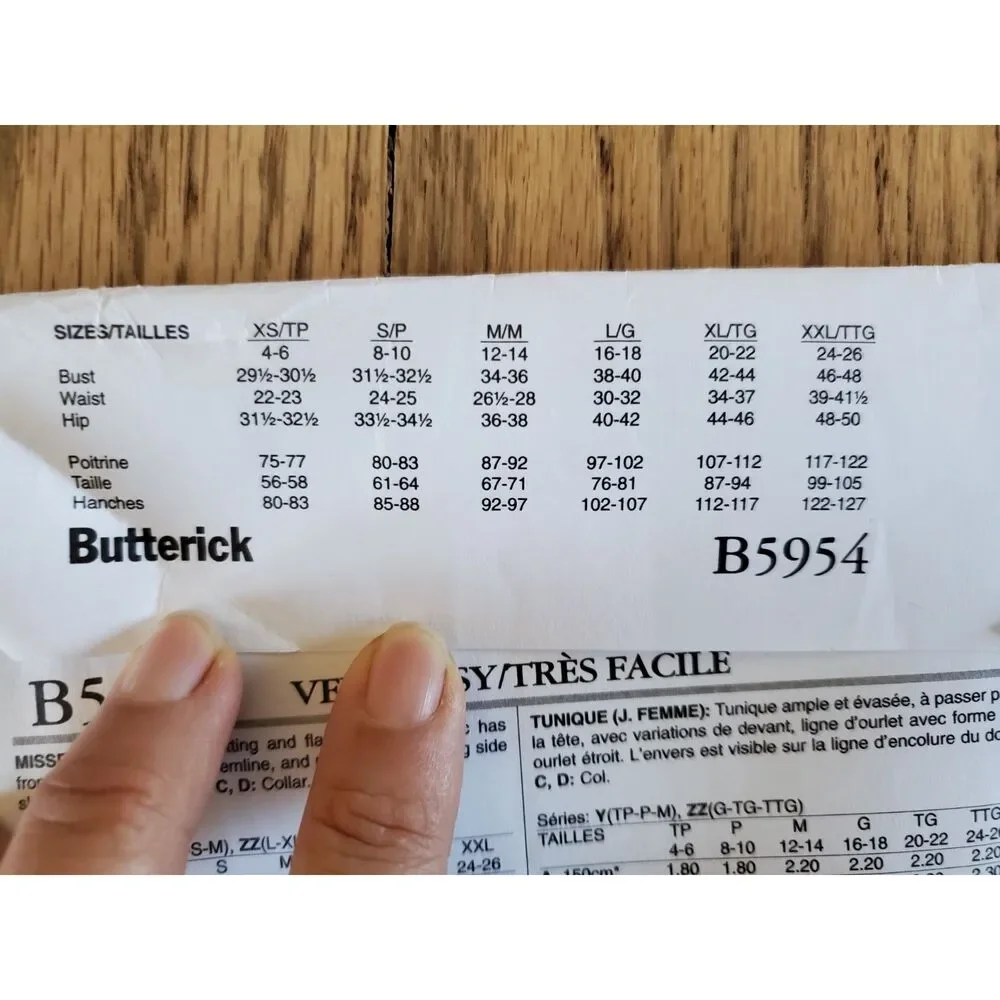 Butterick materials cowl