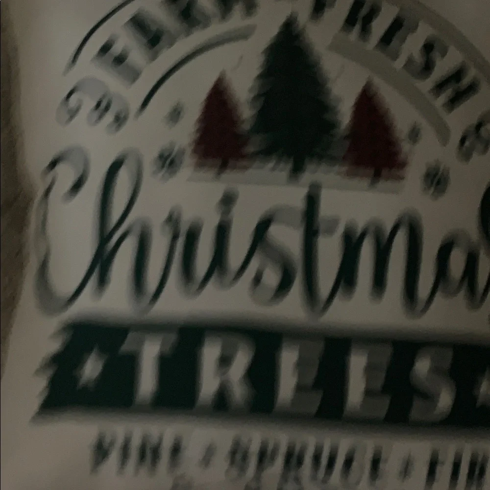 Farm Fresh Christmas Trees Pillow - Green and White