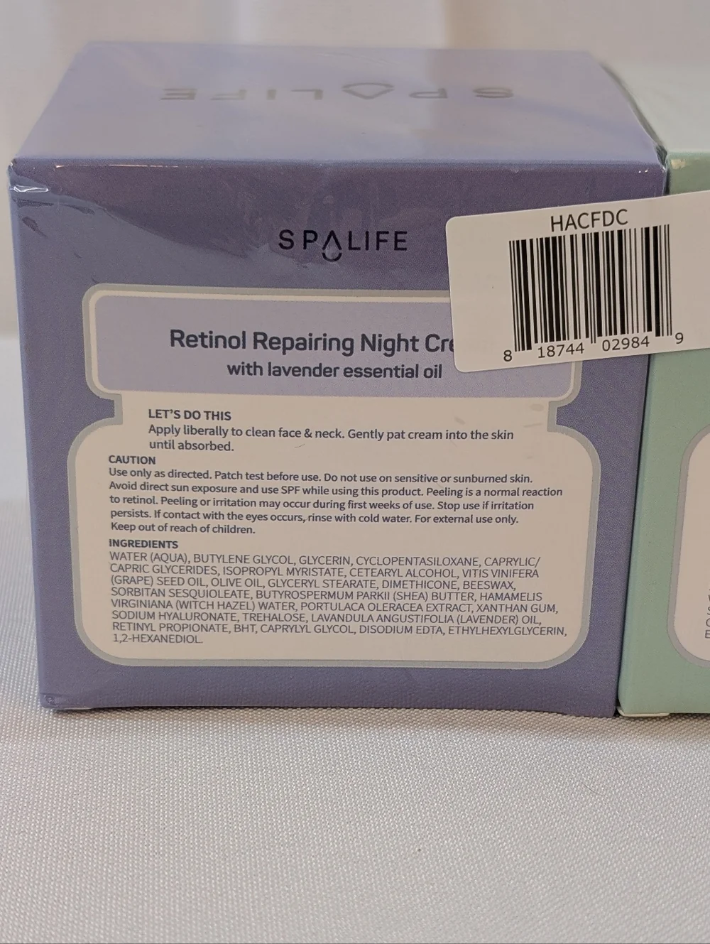 Spalife Hyaluronic Acid Day Cream And Retinal Night Cream Full Size Set