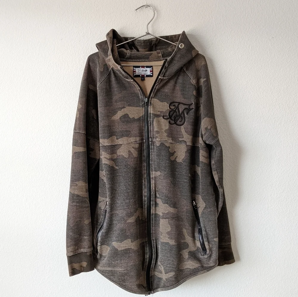 Siksilk wahsing hoodie zip