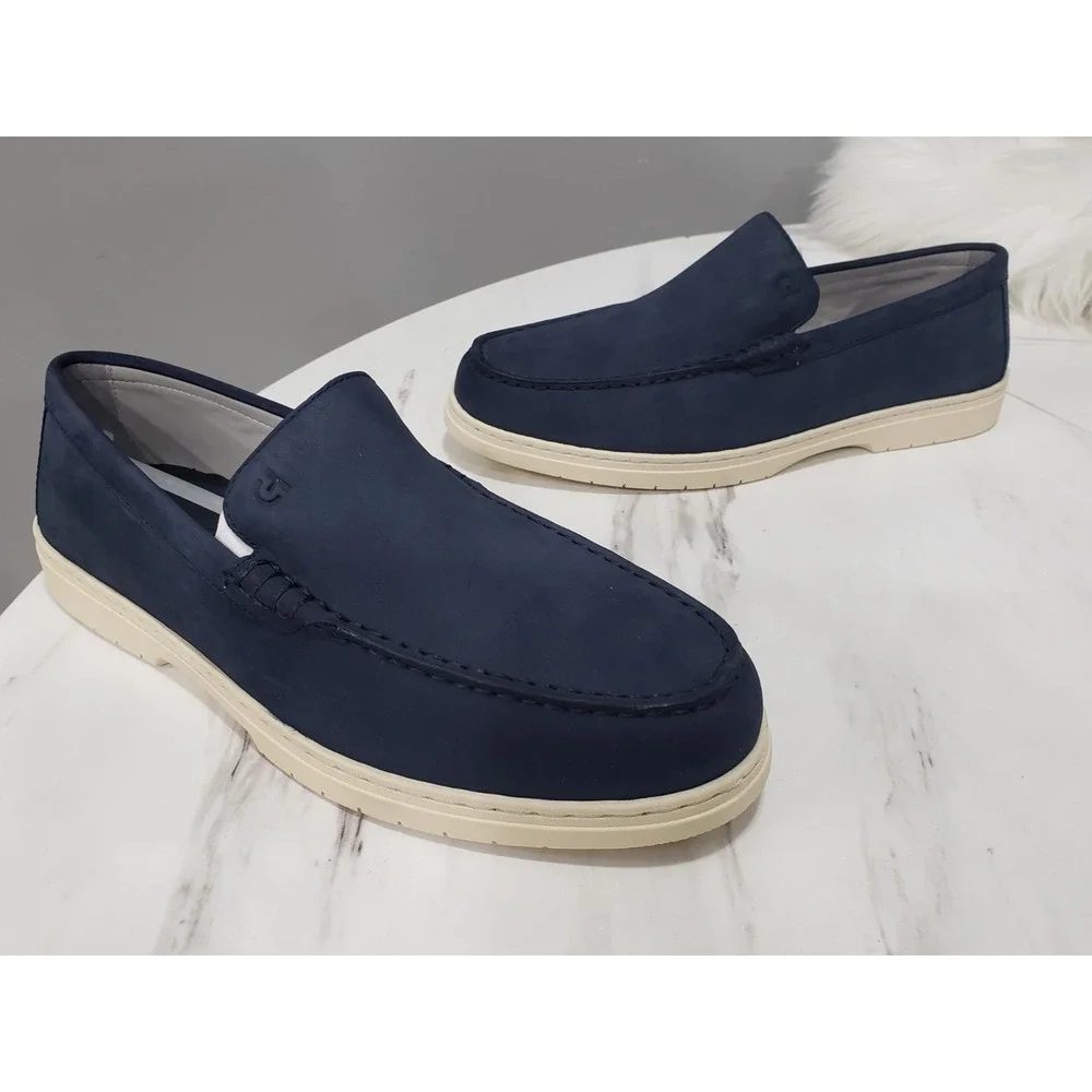 NEW NO BOX Cole Haan Original Grand Greenwich Grand Venetian NAVY NUBUCK LOAFER