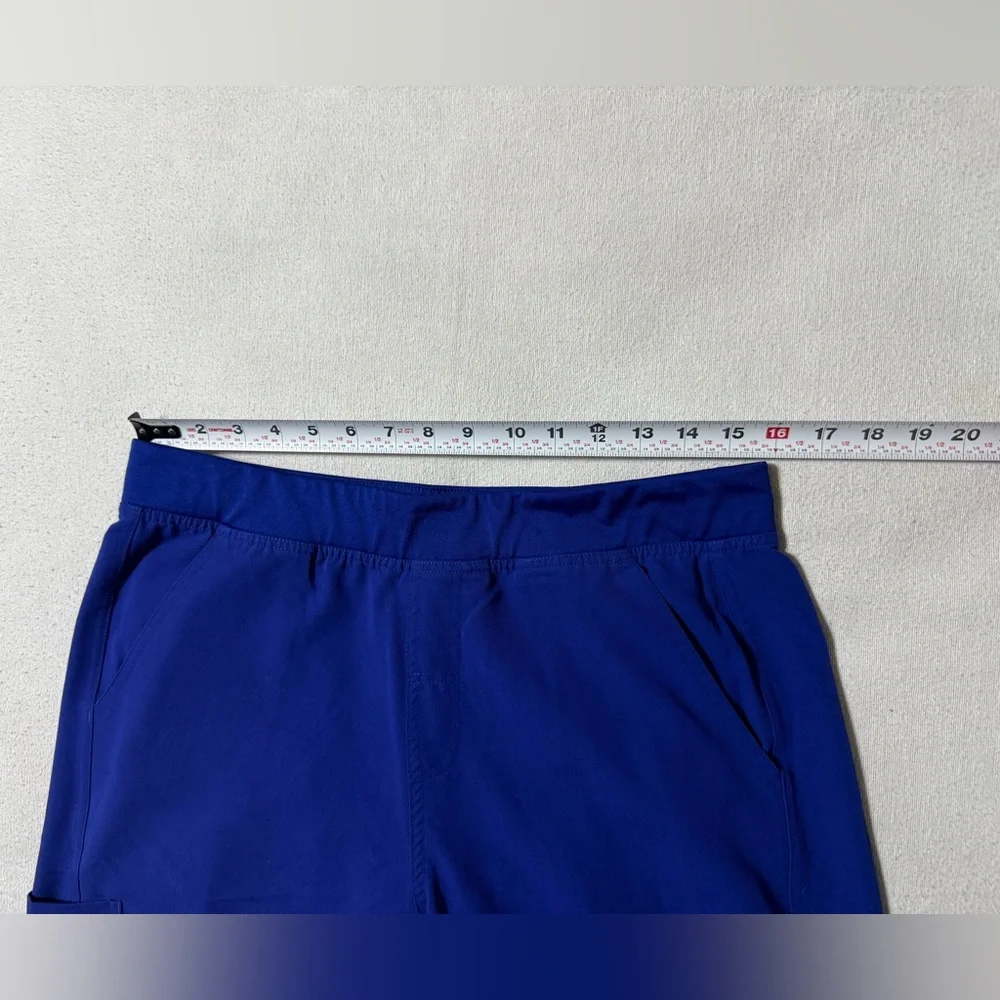 FIGS‎ Axim Mens Large Cargo Scrub Pants Technical Collection Royal Blue