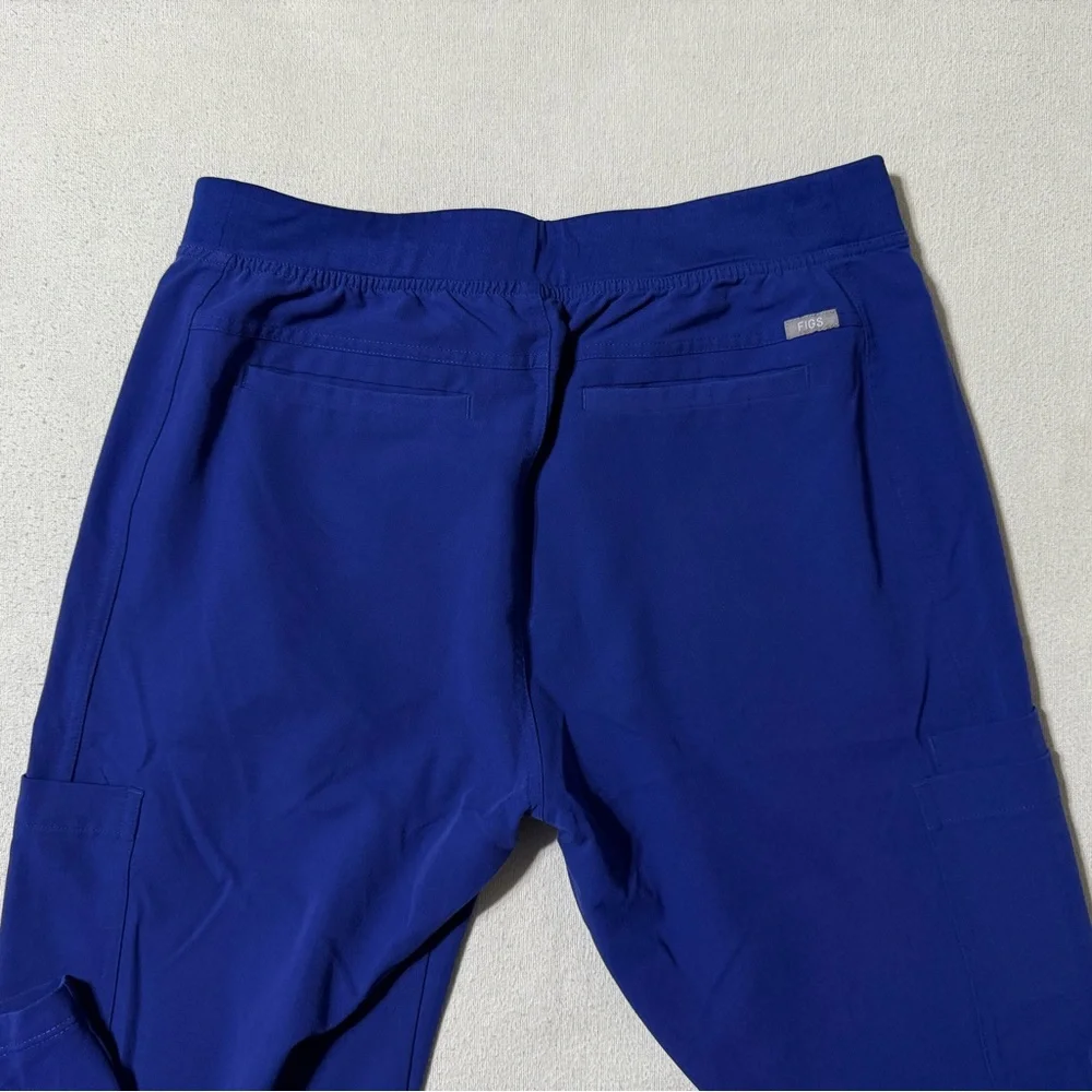 FIGS‎ Axim Mens Large Cargo Scrub Pants Technical Collection Royal Blue