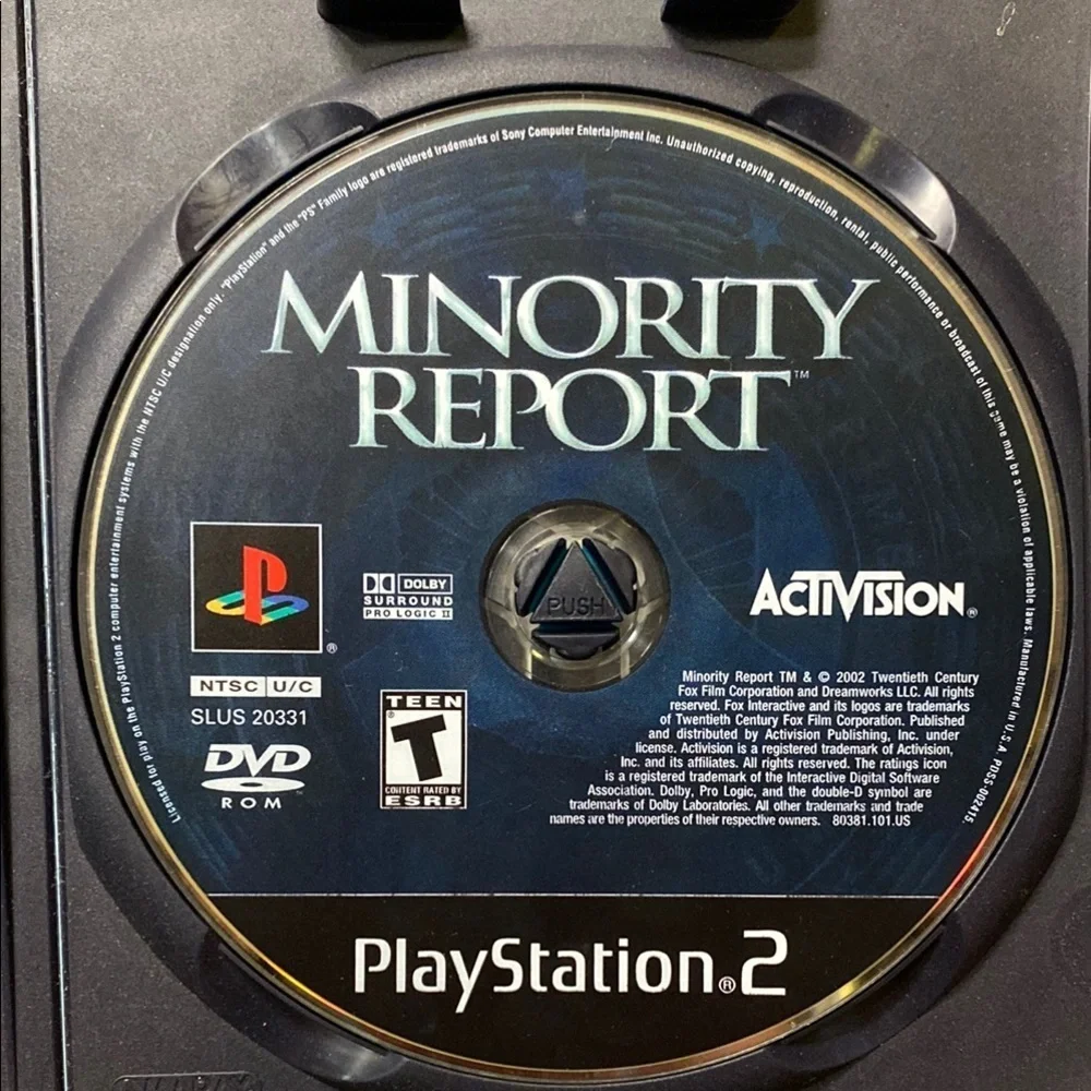 Sony minority report