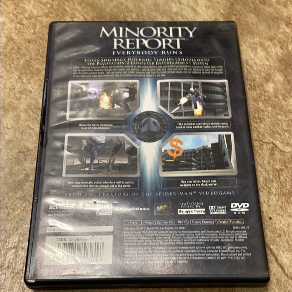Sony minority report