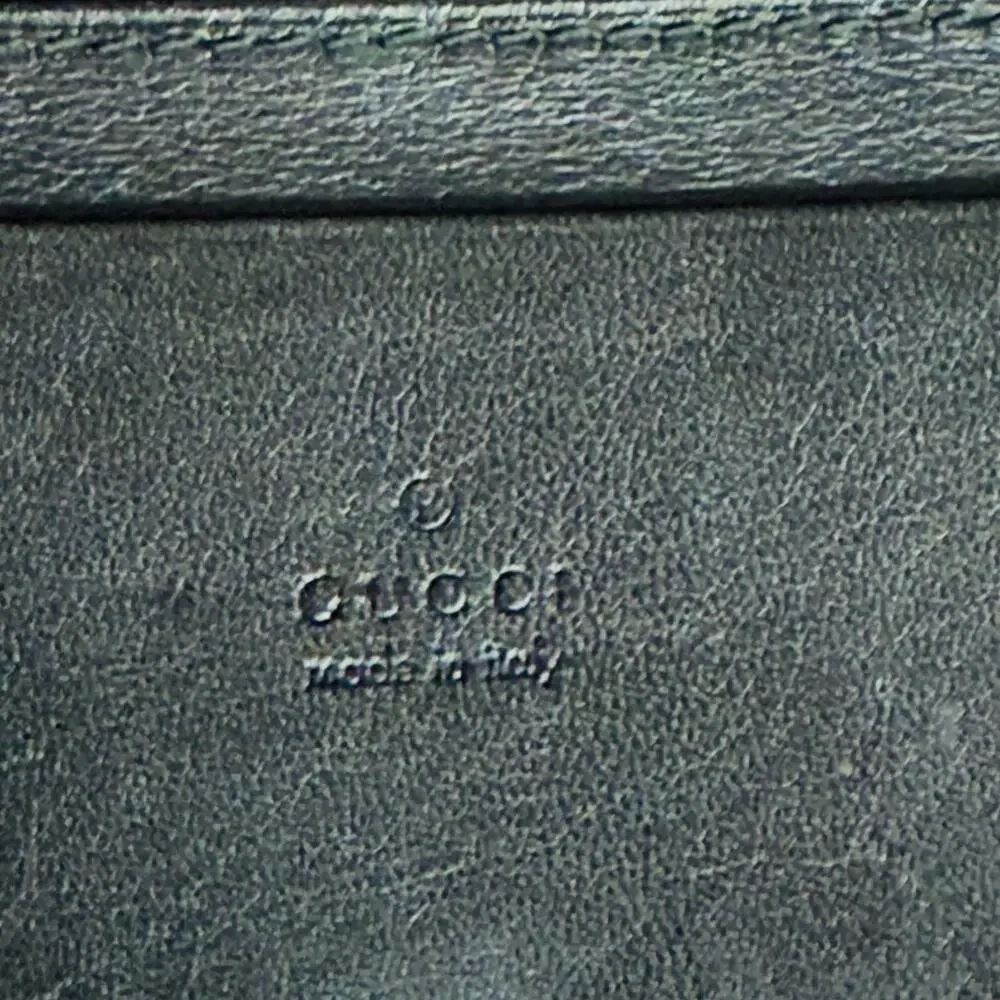 Gucci black leather