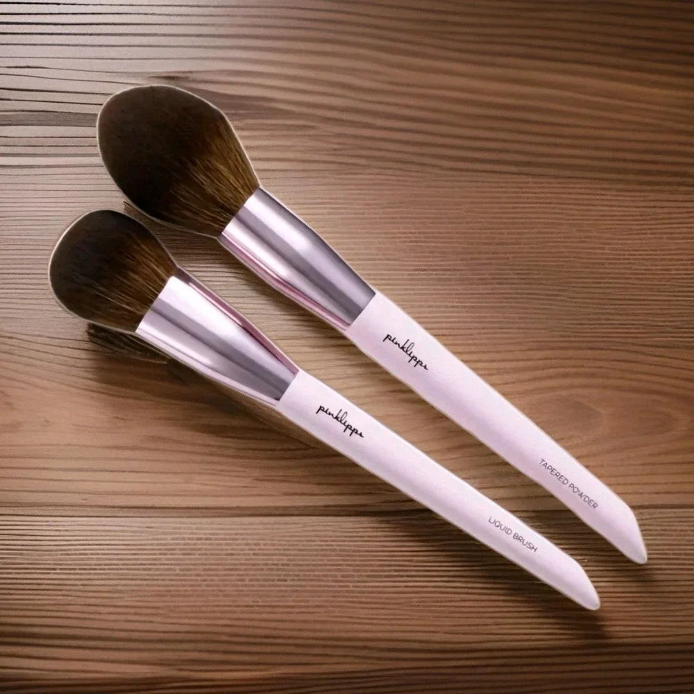 PINKLIPPS 2 PC MAKEUP BRUSH SET 