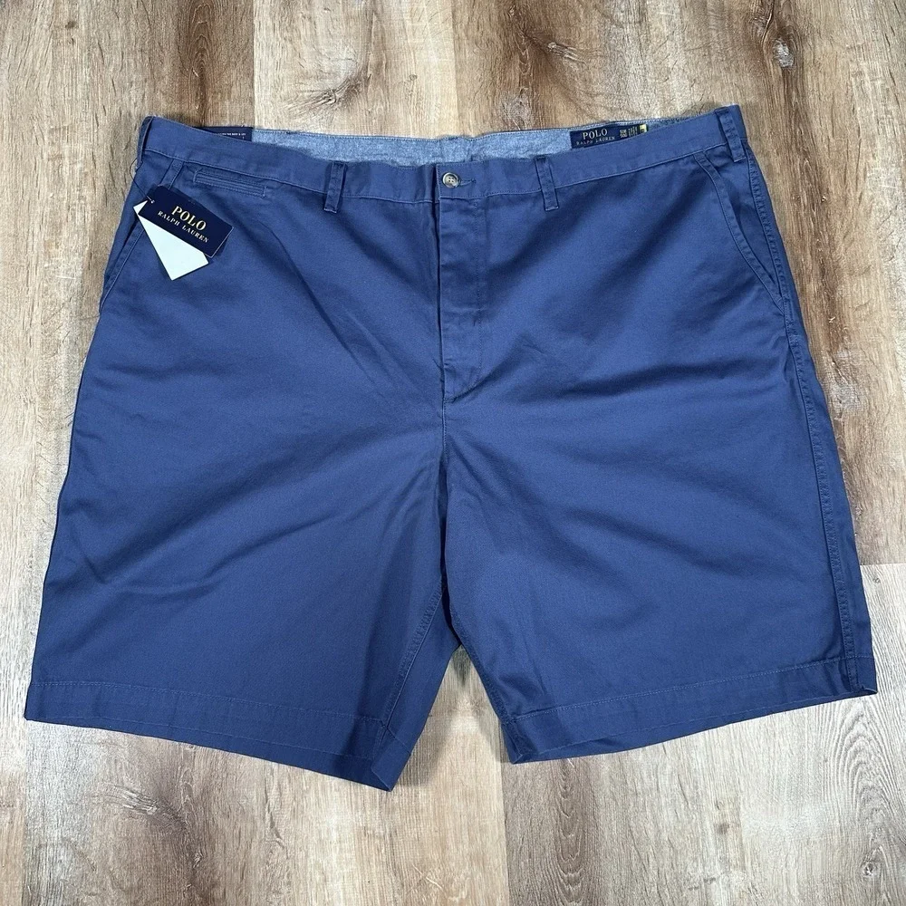 NEW Polo Ralph Lauren Men's 50B Classic Fit Chino Shorts Navy 50 Big