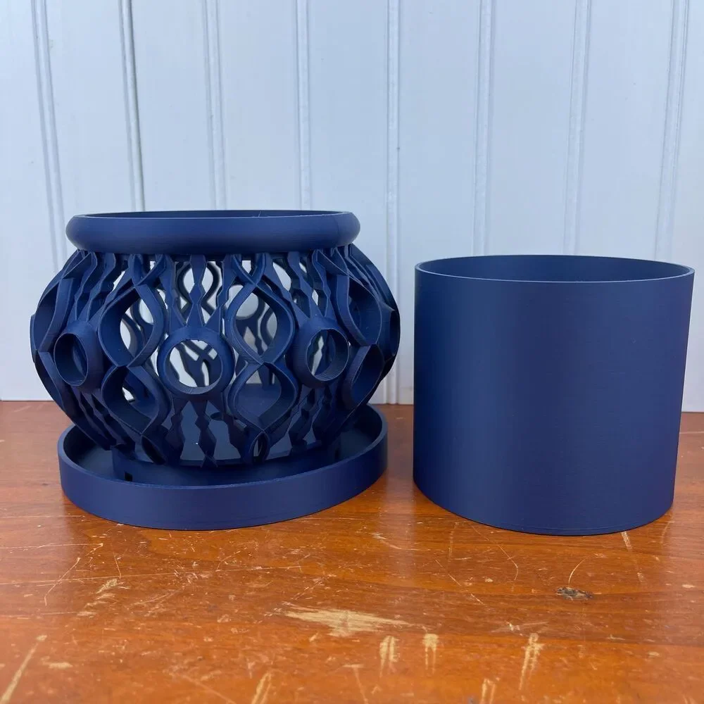The Lyren Planter Pot & Orchid Pot Hybrid, Orchid Planter with Flower Pot