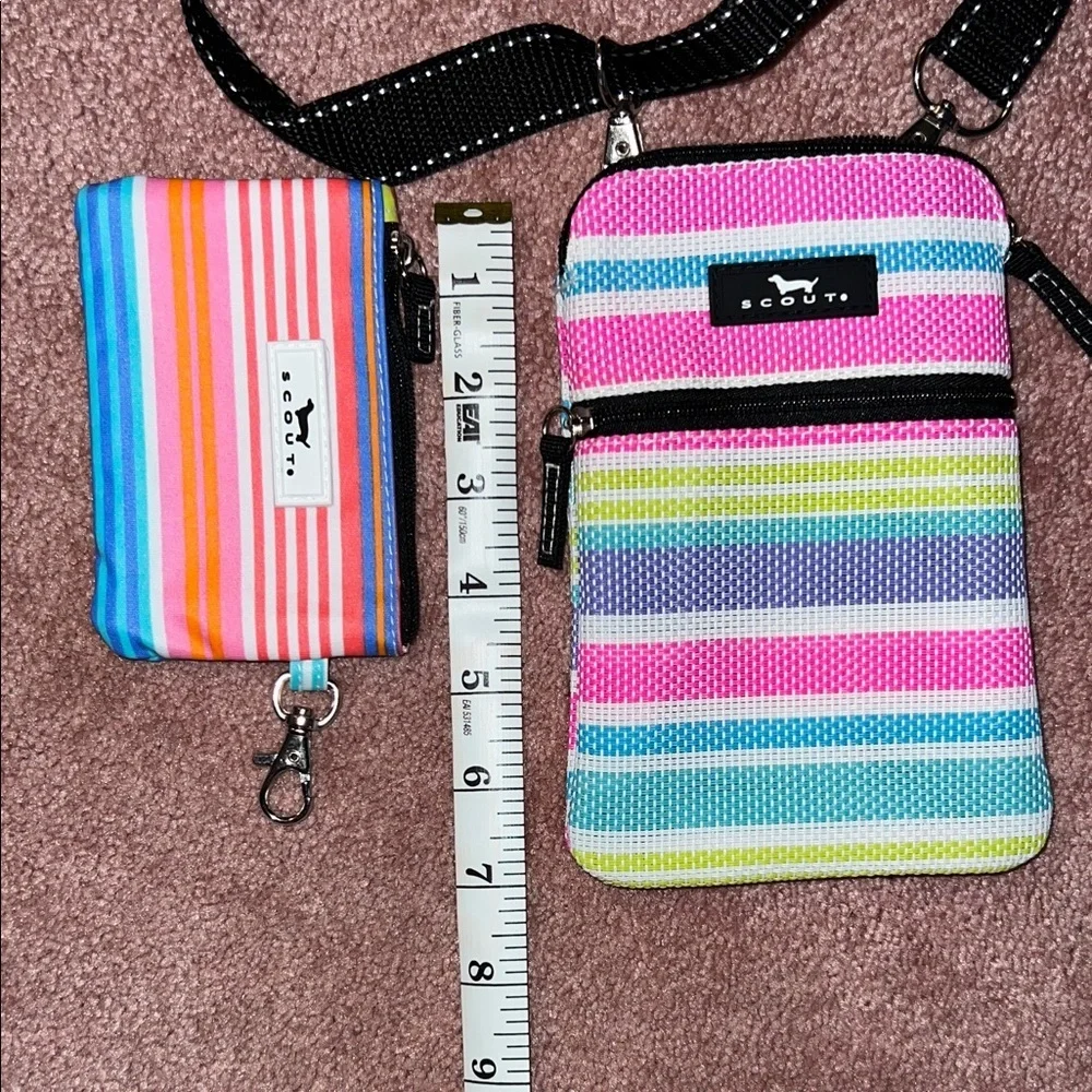 Scout Multicolor Striped Phone Bag Set