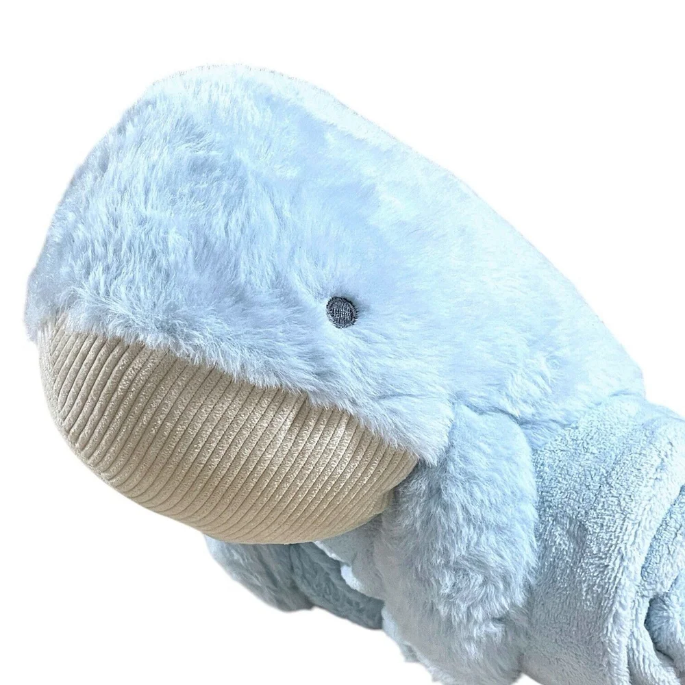 Cloud Island Baby Blanket With Large Soft Whale Plush Toy Blue Nursery Baby Gift