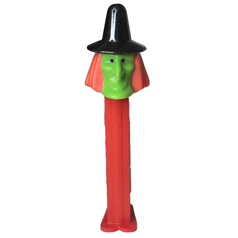 VINTAGE‎ PEZ WITCH DISPENSER WITH FEET COLLECTIBLE EUC