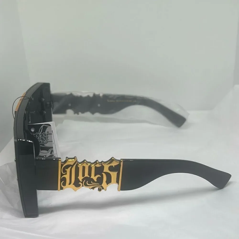 Locs Oversized Shield Sunglasses – Men’s Gangster Style – UV400 Protection