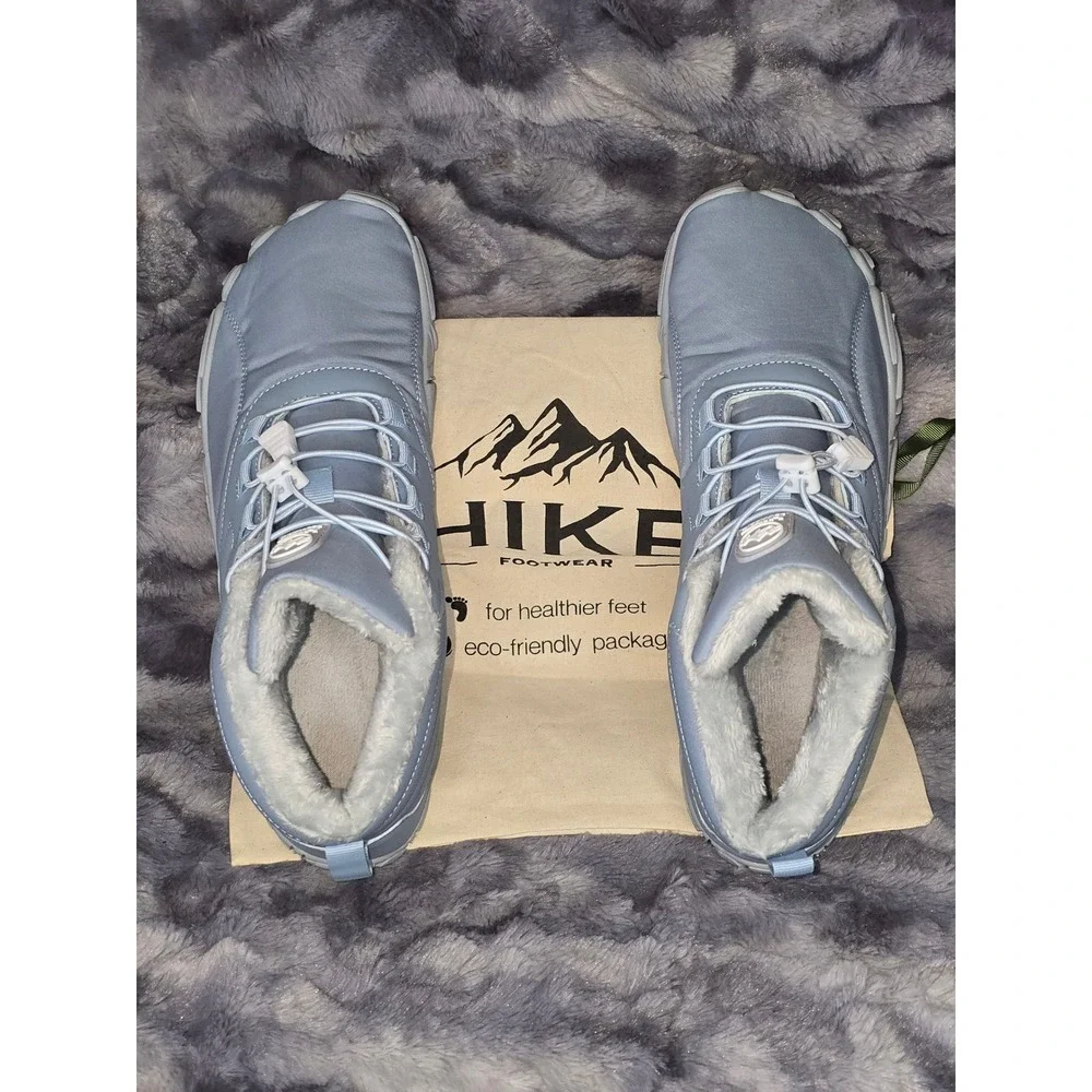 NWT HIKE FOOTWEAR Caspar Pro Water-Resistant‎ Barefoot Boot Blue Men 13 EU 46