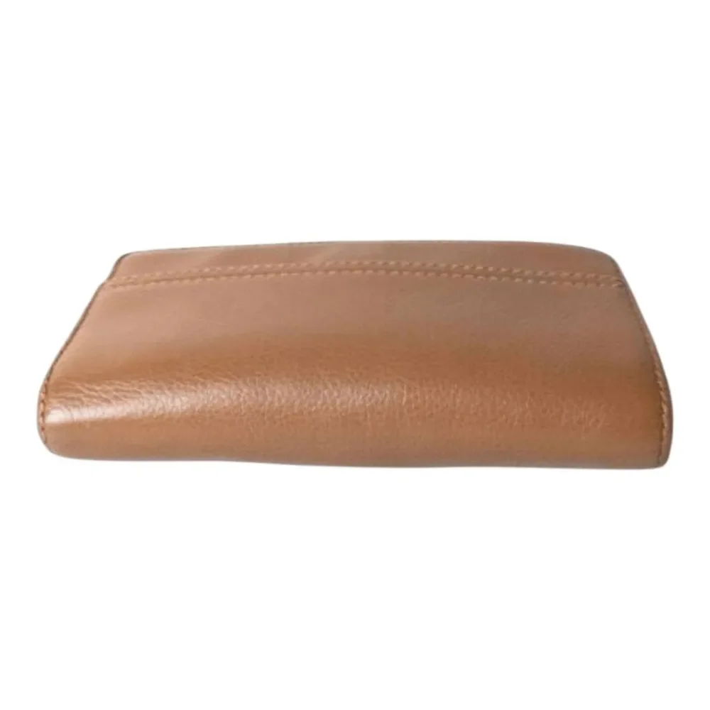 MICHAEL KORS Saratoga Camel Leather Wallet