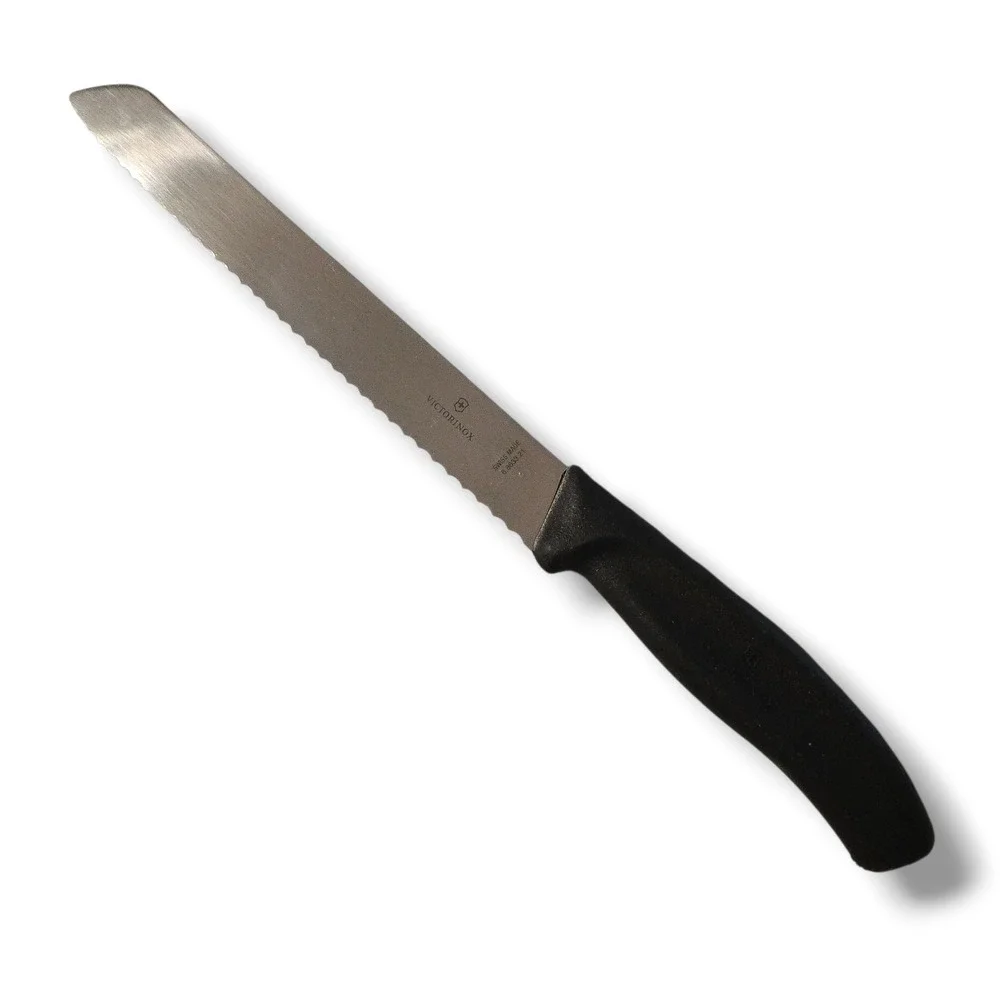 Victorinox Serrated 8 Inch Blade Bread Knife‎ Kitchen Black Swiss Made 6.8633.21