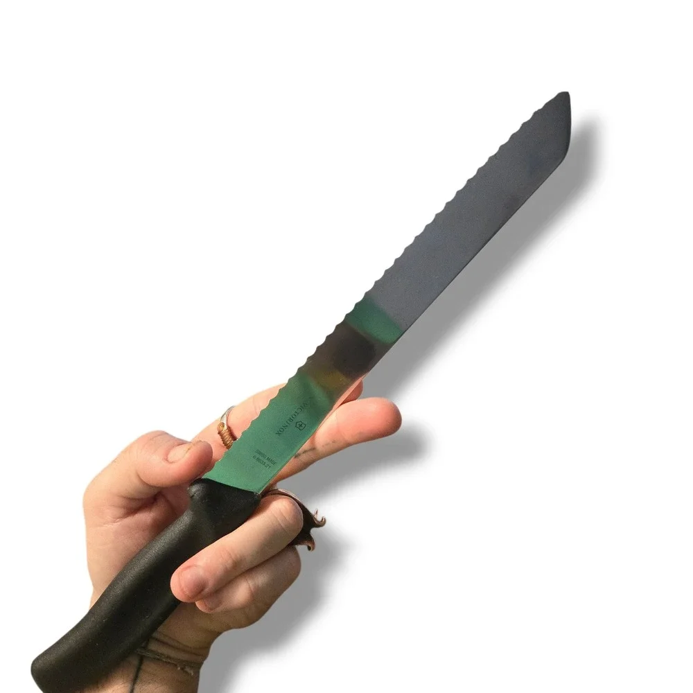 Victorinox Serrated 8 Inch Blade Bread Knife‎ Kitchen Black Swiss Made 6.8633.21