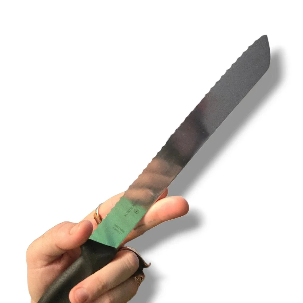 Victorinox Serrated 8 Inch Blade Bread Knife‎ Kitchen Black Swiss Made 6.8633.21