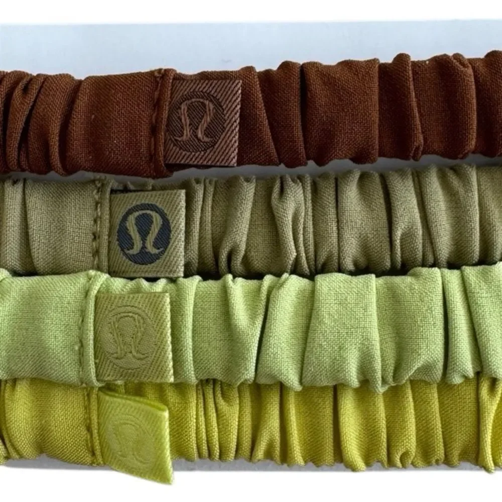 Lululemon Skinny Scrunchie 4 Pack NWOT