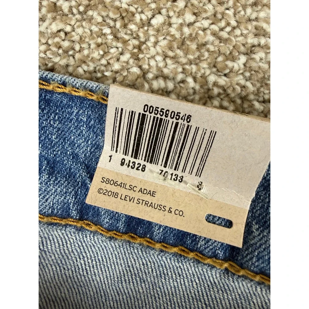 NEW Levis 559 Relaxed Straight Mens Blue Stretch Jeans 50x34 Irregular Workwear