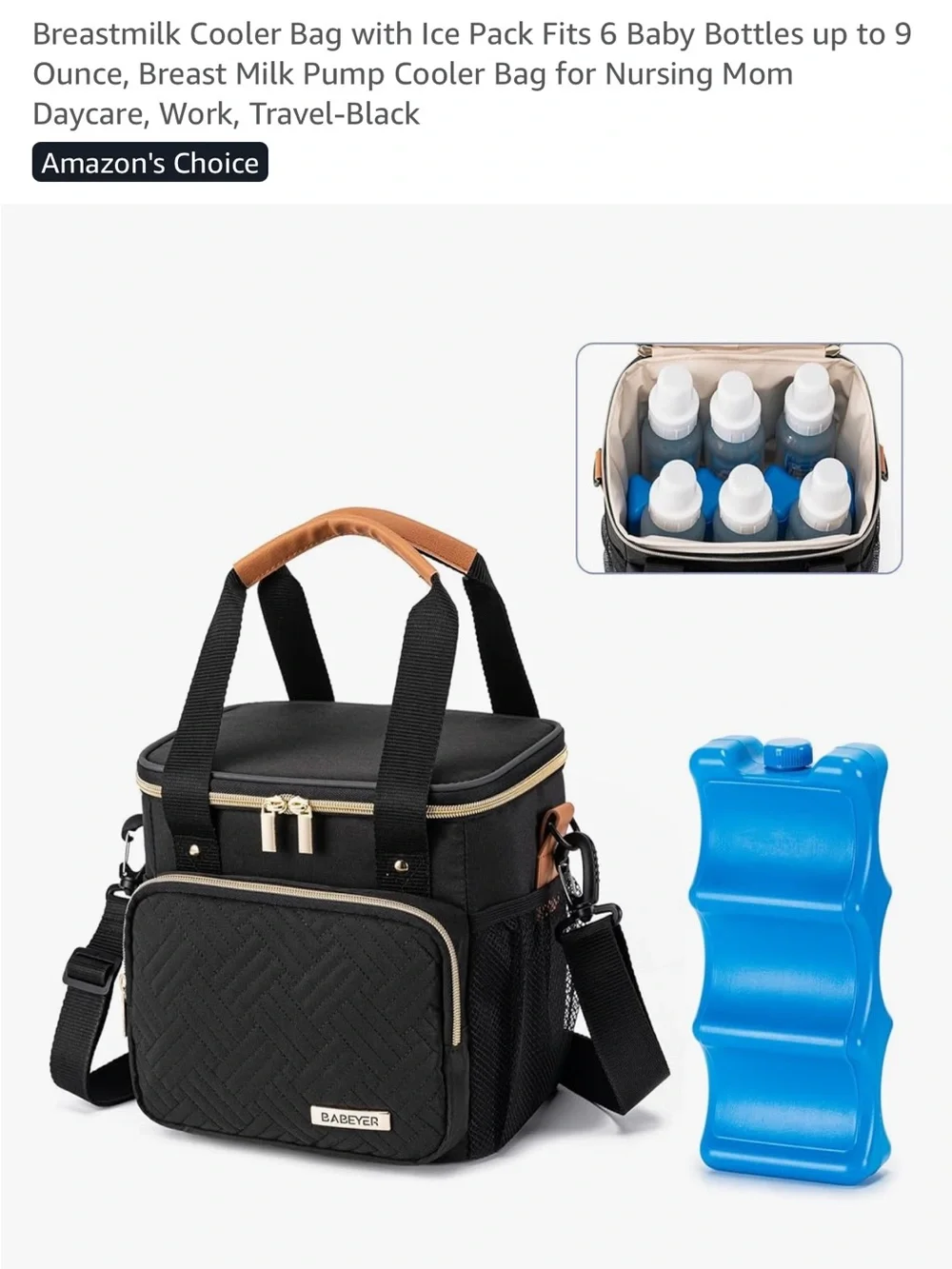 Babeyer breastmilk cooler