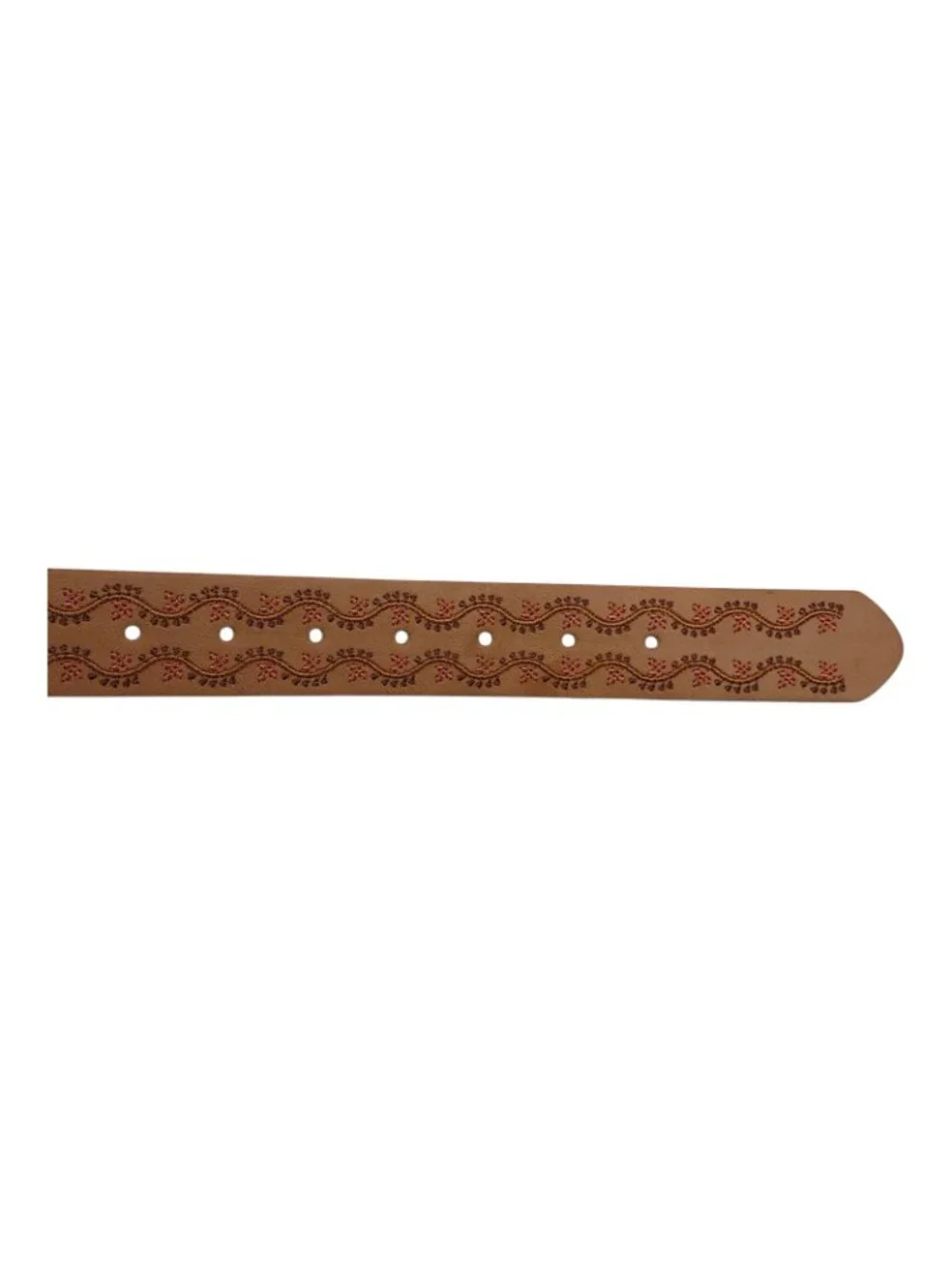 Haute Hippie Tan Leather Belt With Gold Buckle Womens Size M Vachetta