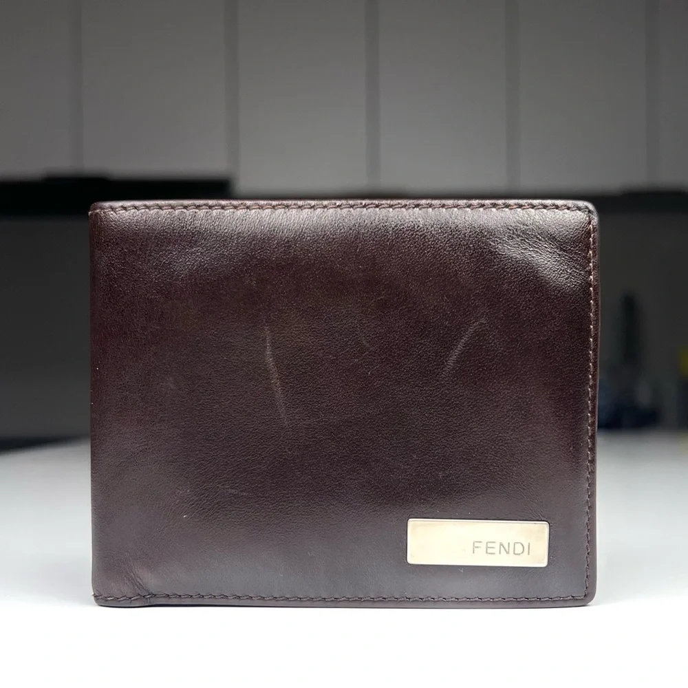 Fendi Brown Leather Wallet
