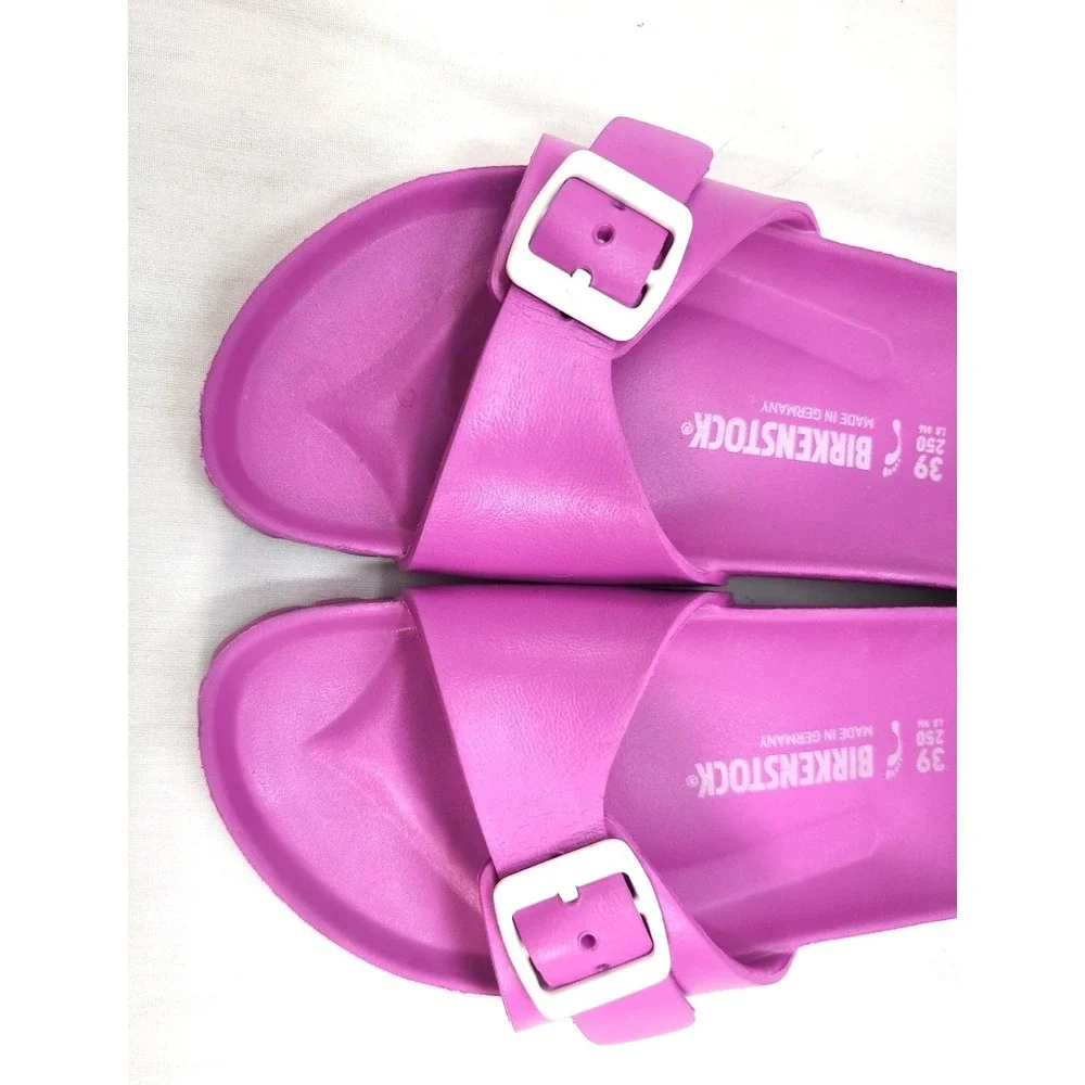 Birkenstock Sandals Madrid Essentials EVA Womens 39 US 8-8.5 Pink Slide Beach