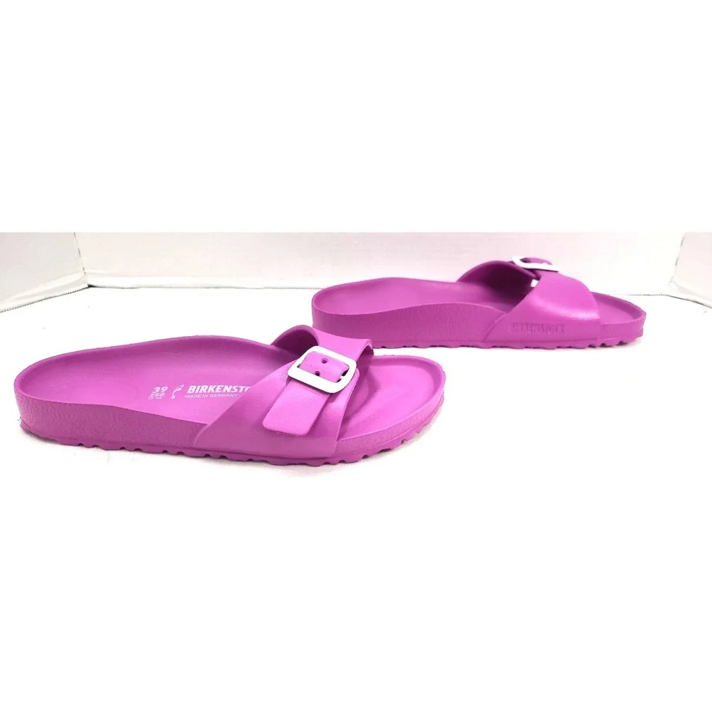 Birkenstock Sandals Madrid Essentials EVA Womens 39 US 8-8.5 Pink Slide Beach