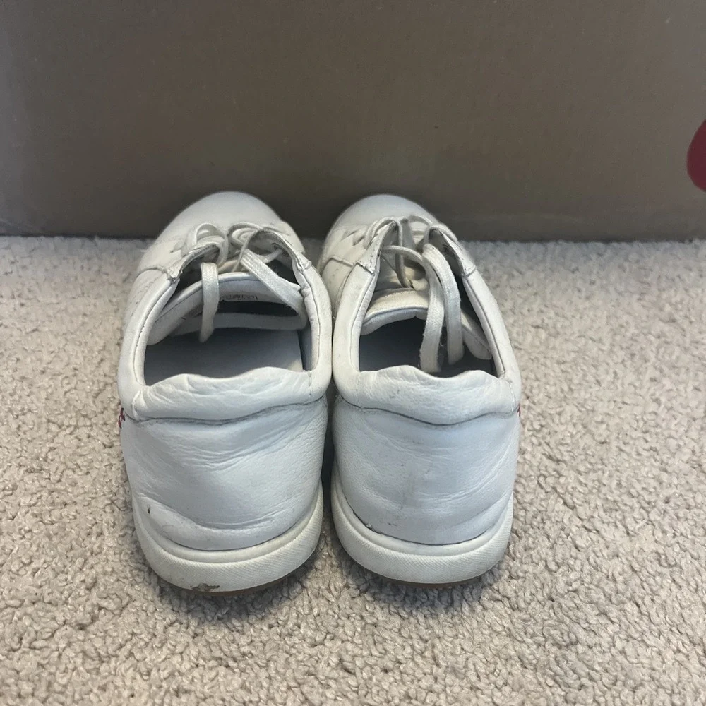 josef seibel Caren 01 Size 9-9.5 US/ EU 40 White Leather Sneaker‎ Tennis Shoes