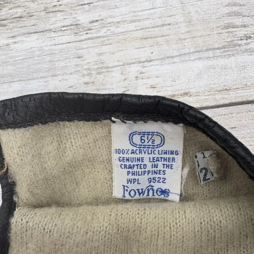 Fownes vtg leather
