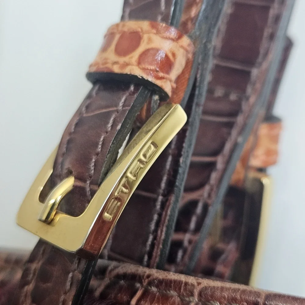 ETRO Velvet Embossed Leather Tote Bag‎ Purse