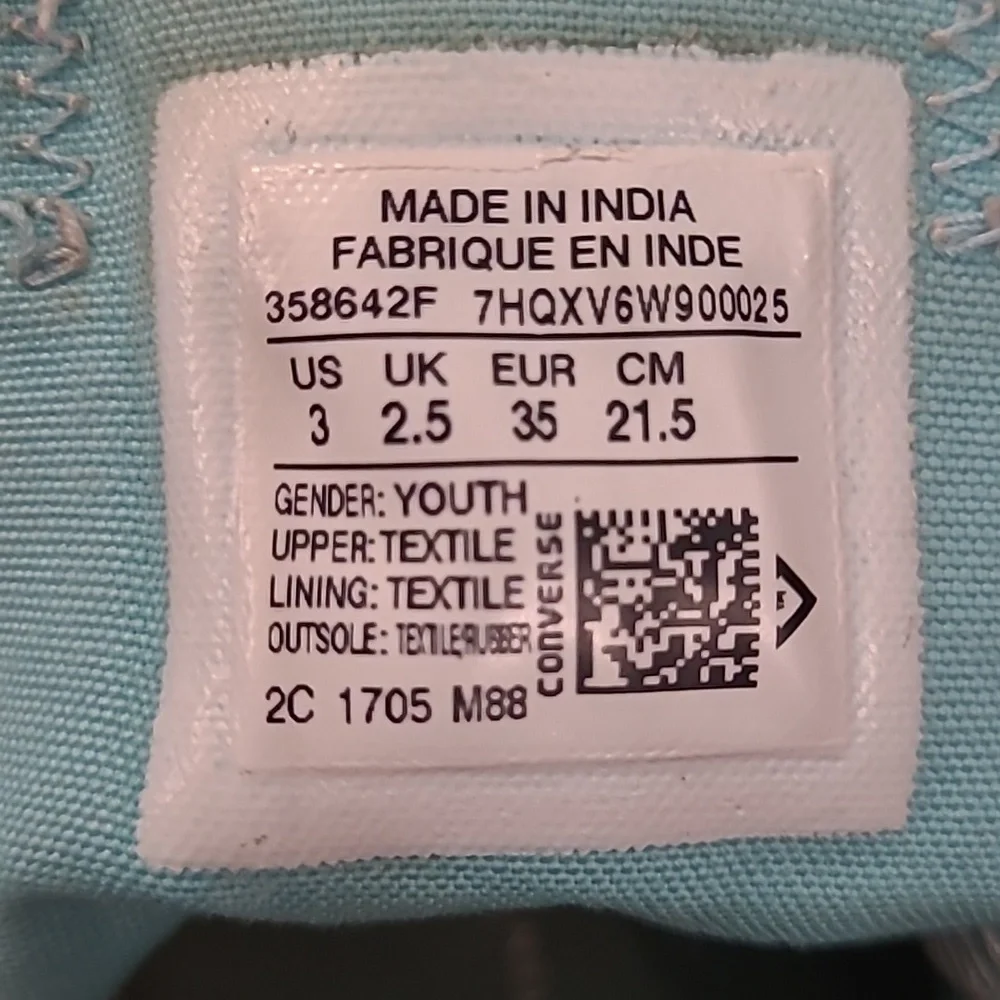 Converse shipping mesh