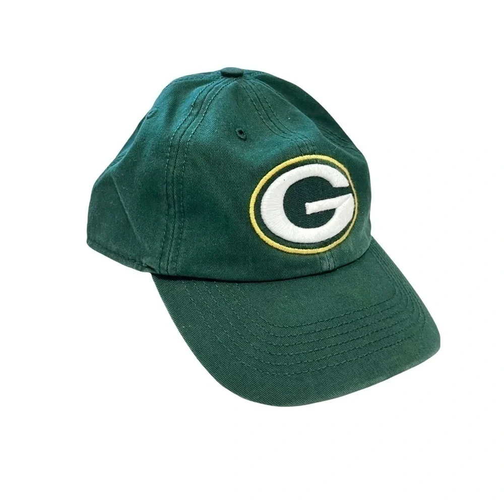 47 Green Bay Packers Logo NFL Green Cotton Sustainable Baseball Hat Cap Size M