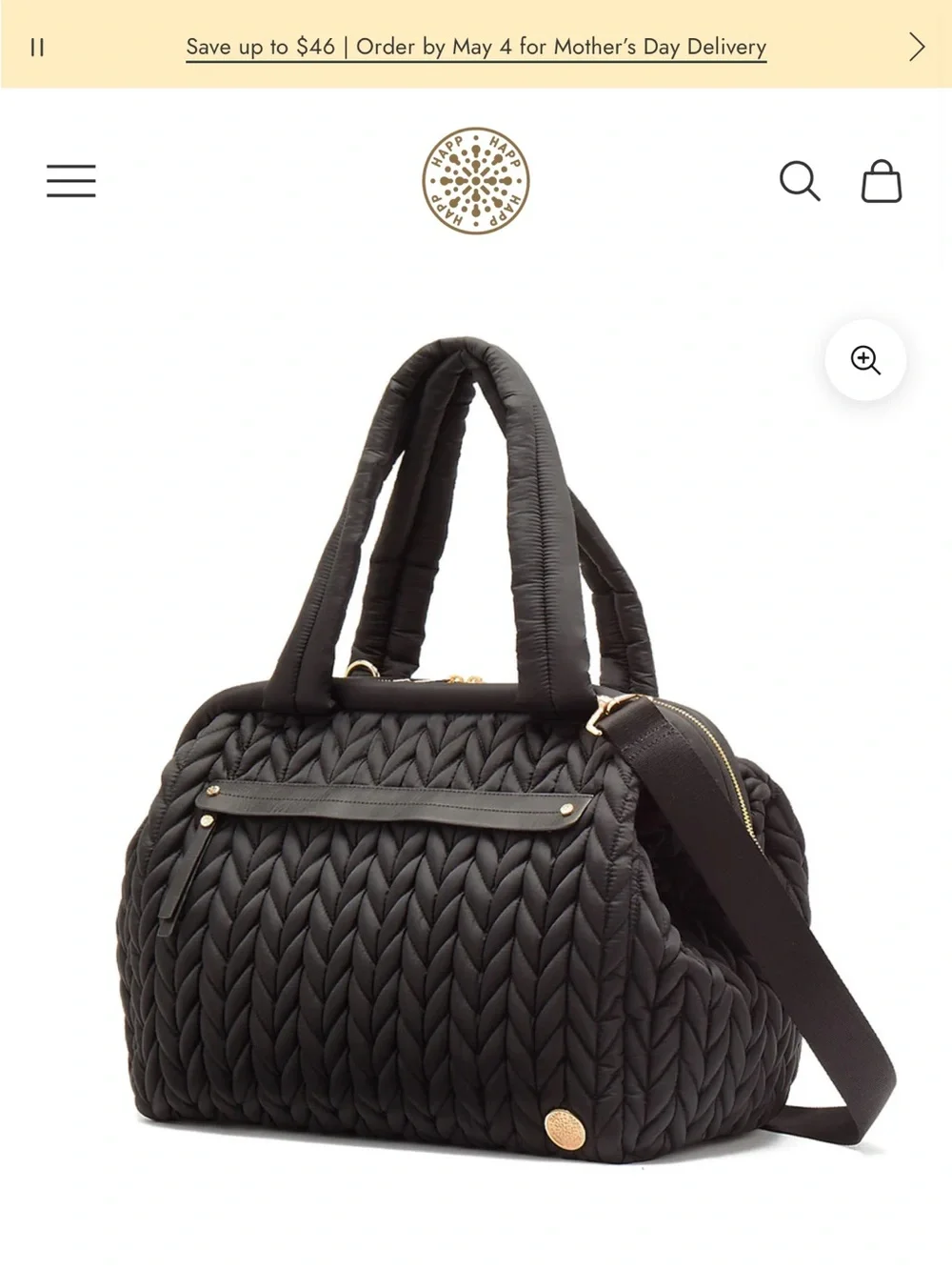 Happ Brand stylish black