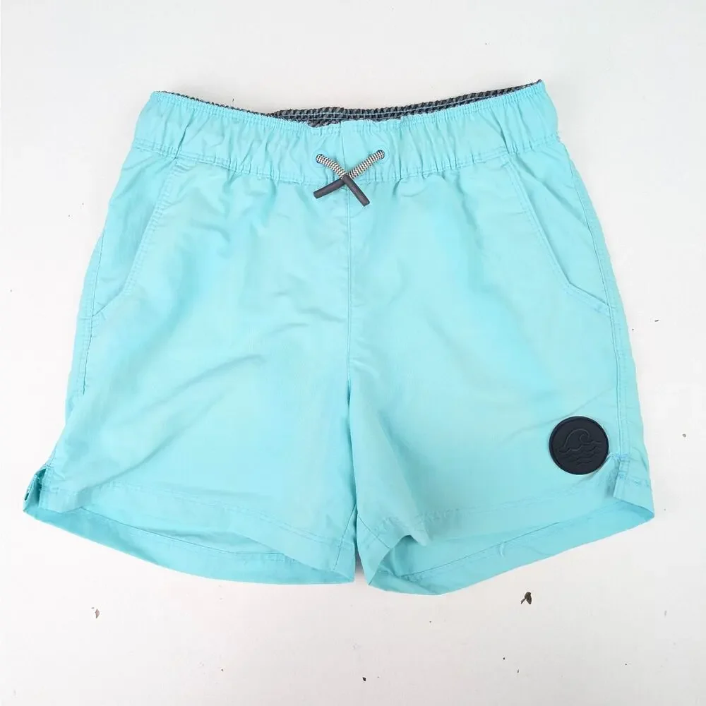 Art Class Boys Medium (8) Teal Swim Shorts - Attached Boxer Brief