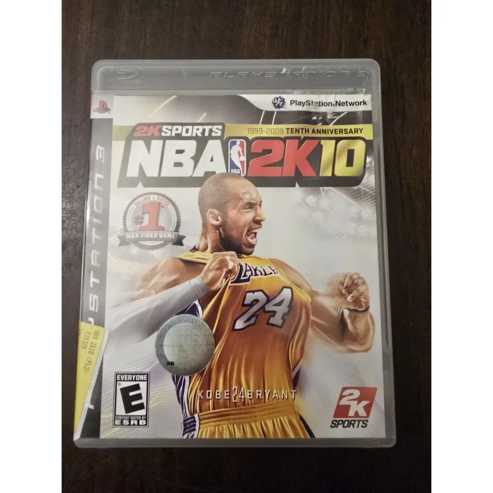 NBA 2K10 - Playstation 3 KOBE BRYANT !!! 10TH ANNIVERSARY! Very Clean CIB!!!