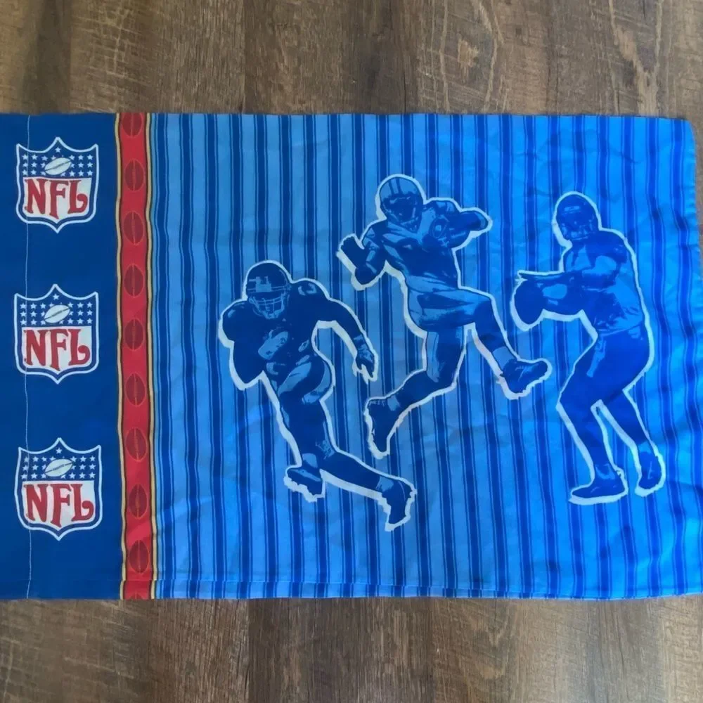 NFL Standard Blue Pillow Case