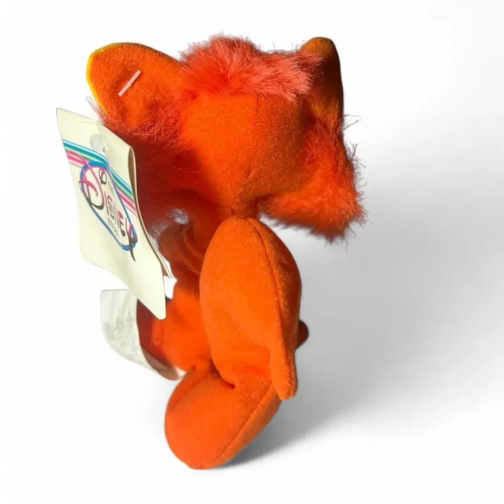 New with tags vintage 90s 1990s Disney's Mary Poppins Fox Mini Bean Bag Plush