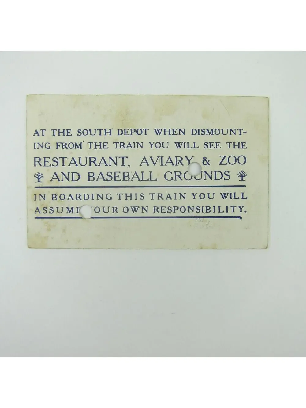 N/A train ticket