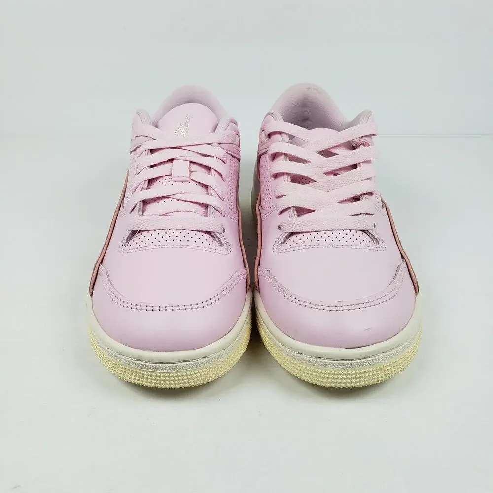 Nike Air Jordan Flight Court Girls Sz 5Y Womens Sz 6.5 Pink Foam Sail Shoes