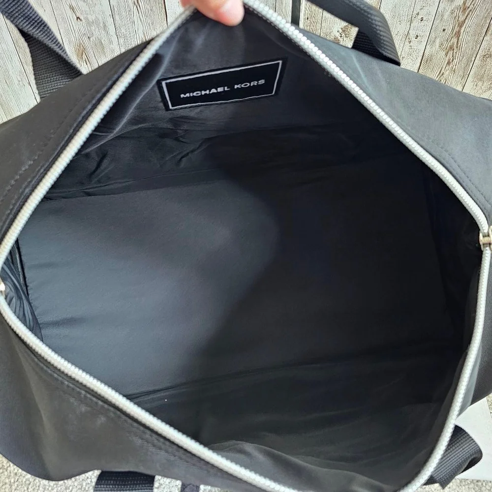 Michael Kors Duffle Travel Gym Bag, Black