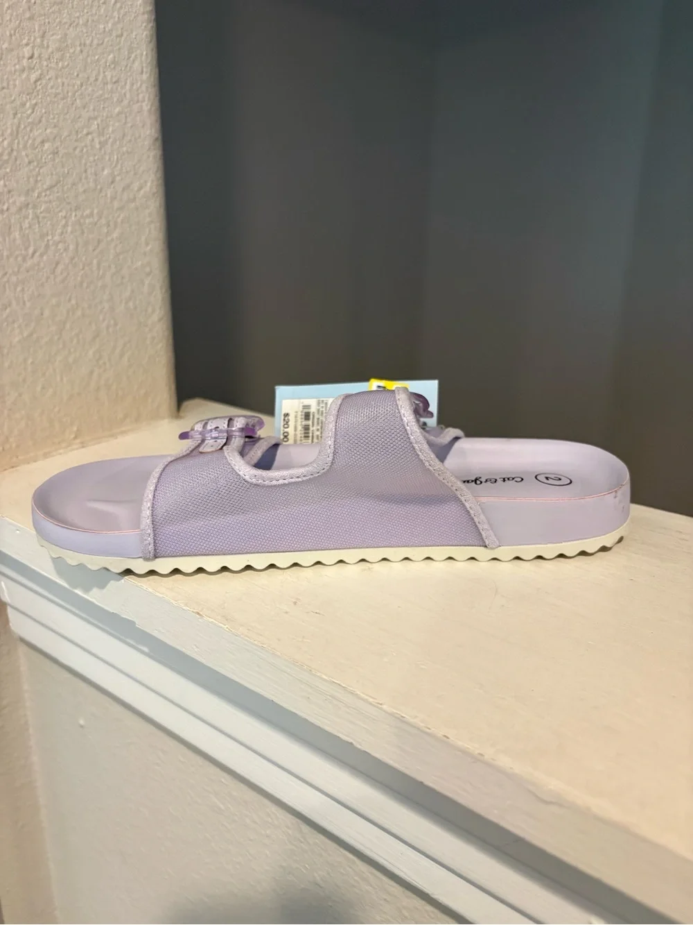 Kids' Kaia Mesh Footbed Sandals Purple- Cat & Jack Youth Size 2Y