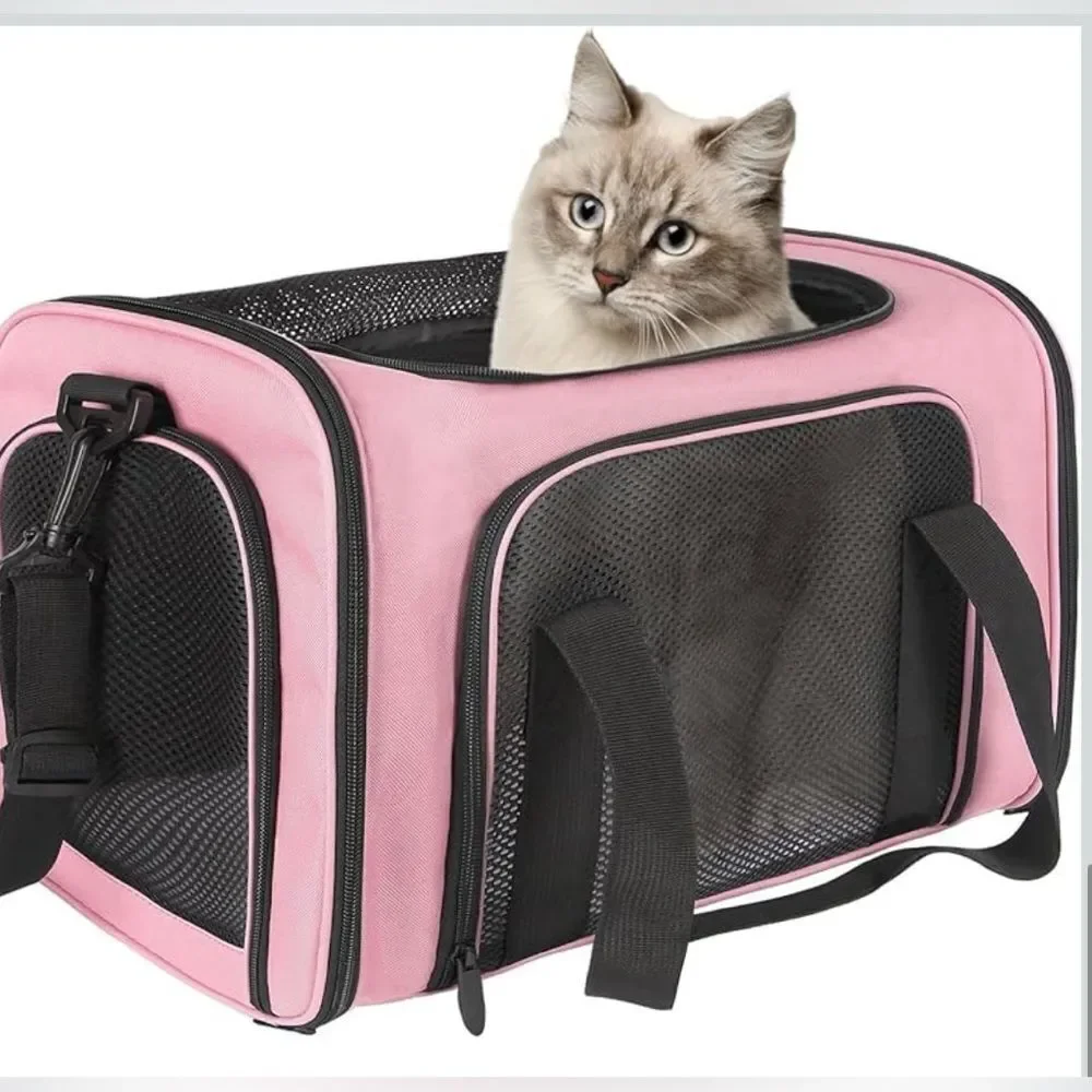 Top tasta Dog Cat Carrier Pet Carrier Soft Sided Carrier airlines approved