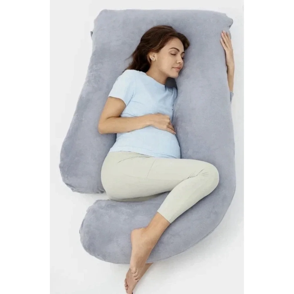 Momcozy Huggable™ U-Shaped Maternity Body Pillow – Full Body Pregnancy & Sleep