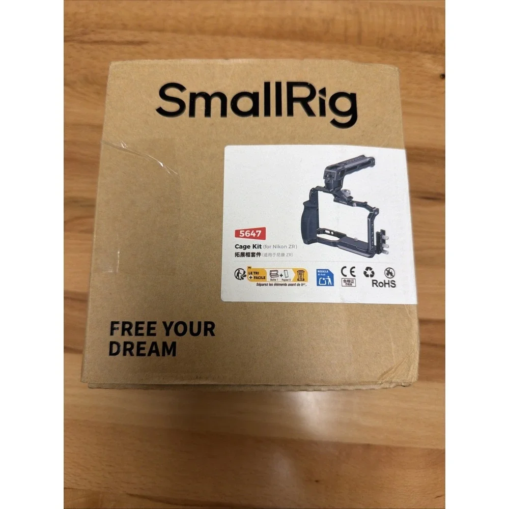SmallRig 5647 Cage Kit w Top Handle for Nikon ZR30 Camera Open Box