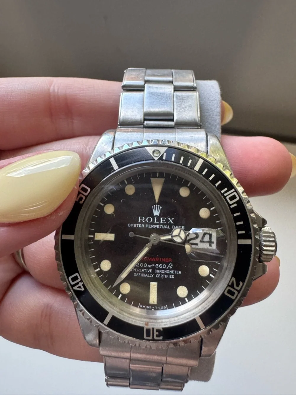 Rolex rare red